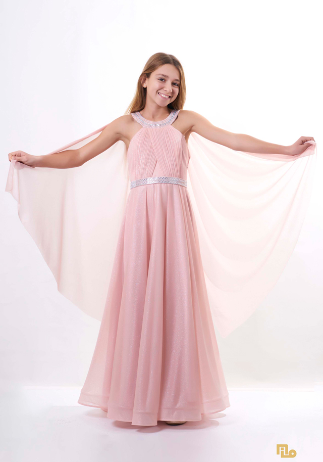 Etek Fırfırlı Beden Tüylü Omuzlar Fırfırlı Uzun