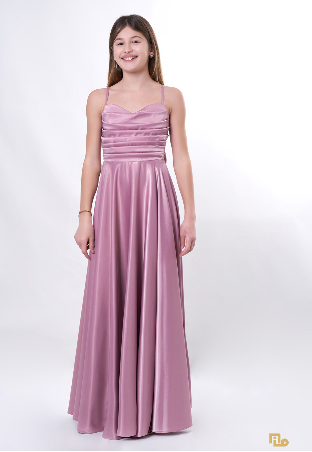 Milo Çocuk Abiye Modeli  UZUN ELBİSE 